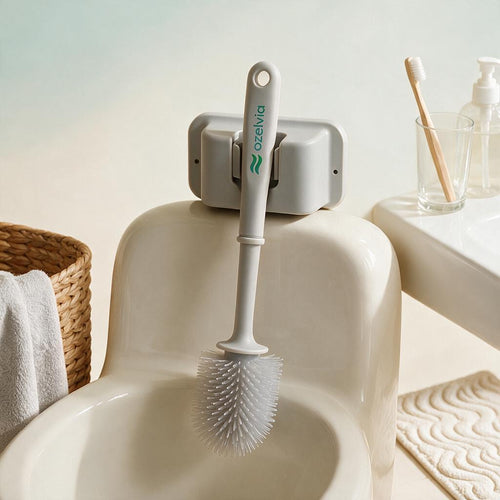 OZELVIA Silicone Toilet Brush Set