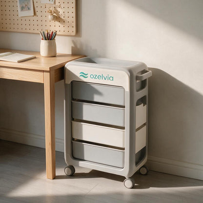 OZELVIA Slim Rolling Storage Cart