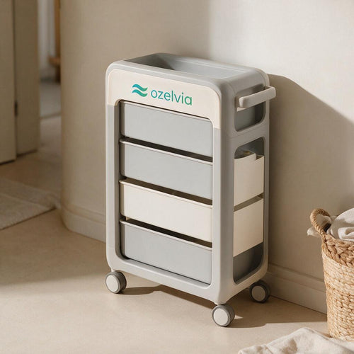 OZELVIA Slim Rolling Storage Cart