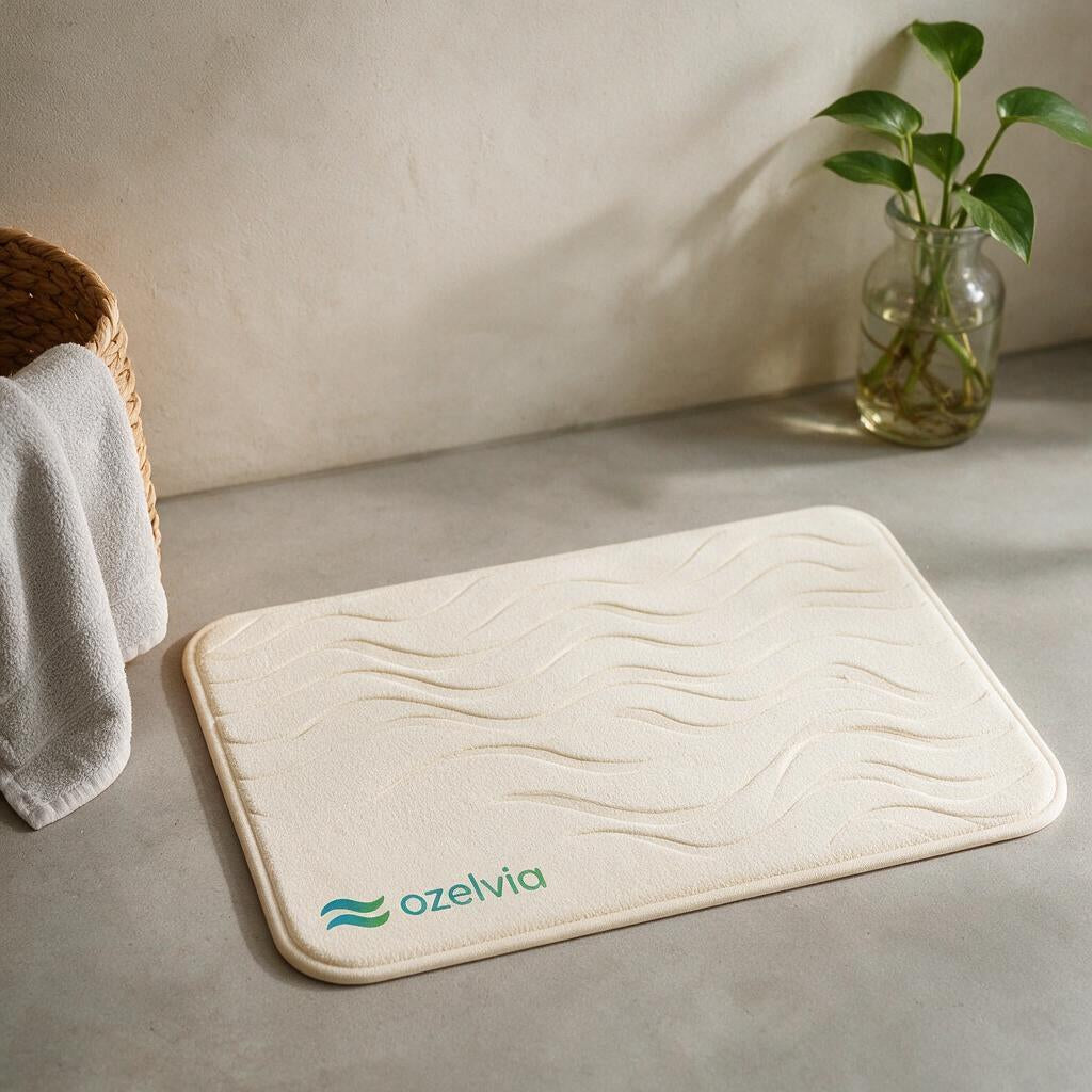 OZELVIA Quick-Dry Bath Mat